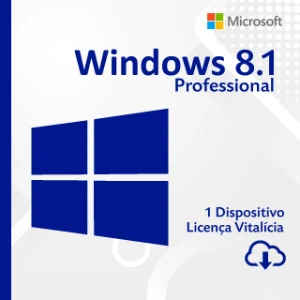 Licença Windows 8.1 Pró (Original e Vitalícia) - Softwares and Licenses