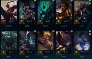 conta platina 4 - 34 champs - 11 skins - PARA VENDER RÁPIDO - League of Legends LOL