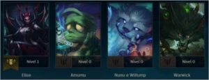 conta platina 4 - 34 champs - 11 skins - PARA VENDER RÁPIDO - League of Legends LOL