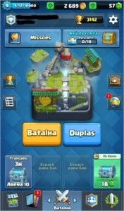 CONTA CLASH ROYALE ARENA 10 (7 LENDÁRIAS)