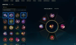 Conta Platina 1 Ótimo Win Rate/Poucas Partidas - League of Legends LOL
