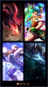 Conta Smurf GOLD 2 - League of Legends LOL
