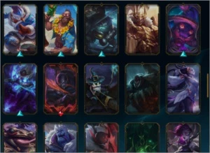 Conta ouro 2 mono pyke full eternos+cromas+icones+emotes - League of Legends LOL