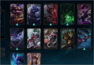 Conta ouro 2 mono pyke full eternos+cromas+icones+emotes - League of Legends LOL