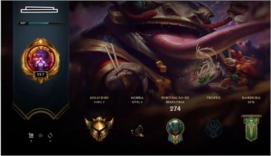 Conta ouro 2 mono pyke full eternos+cromas+icones+emotes - League of Legends LOL