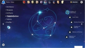 Conta AR 48 - Diluc, Mona, Keqing e Jean - Várias armas 5* - Genshin Impact