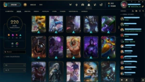 Conta League Of Legends lvl.294 com mais de 200 skins LOL