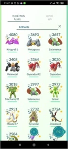 Acc Pokémon GO TOP lvl 40