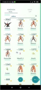 Acc Pokémon GO TOP lvl 40