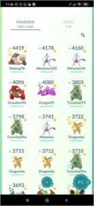 Acc Pokémon GO TOP lvl 40