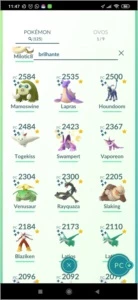 Acc Pokémon GO TOP lvl 40