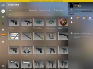 Conta CSGO + Prime, medalhas 10 e 5 anos - Counter Strike