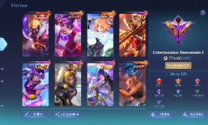 Conta mobile legends com skins top
