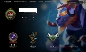 Conta lol Prata IV - League of Legends