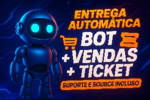 Discord Bot Vendas Automáticas v6 + Ticket (Source) - Outros