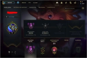 Conta Mestre Lol (Sem email confirmado) - League of Legends