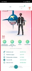 Conta Pokemon Go 50 - Pokémon