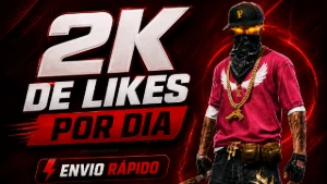 Likes 2000 Entrega Automática - Free Fire