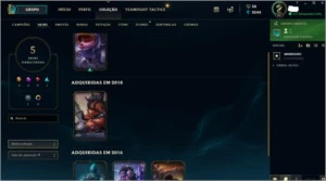 conta nv 41 - League of Legends LOL
