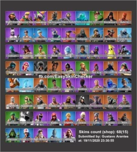conta fortnite pc
