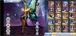 Conta Saint Seiya Awakening server A-51 nv57 SSA
