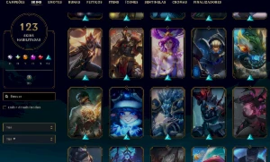 Conta Unraked- 132 SKINS - League of Legends LOL