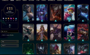 Conta Unraked- 132 SKINS - League of Legends LOL
