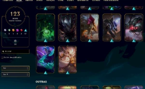 Conta Unraked- 132 SKINS - League of Legends LOL