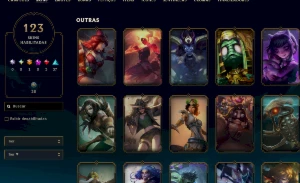 Conta Unraked- 132 SKINS - League of Legends LOL