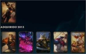 Conta League Of Legends Ouro V lv 53 112 champ 33 skins LOL