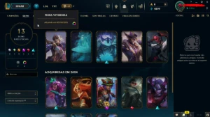 Conta bronze4  varias skin main kalista hand lvl full acesso - League of Legends LOL