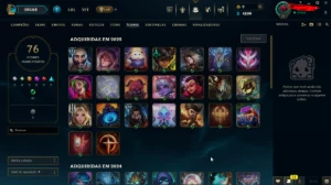 Conta bronze4  varias skin main kalista hand lvl full acesso - League of Legends LOL