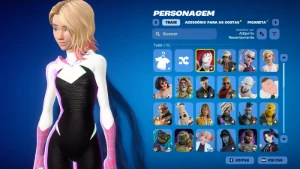 Conta Fortinite | 74 skins | Spider-Gwen | Melhor Entrega - Fortnite
