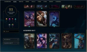 Smurf Diamond 3, 51 champions e 23 skins - League of Legends LOL