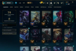 Esmeralda 2 com 55 Champs e 7 Skins - League of Legends LOL