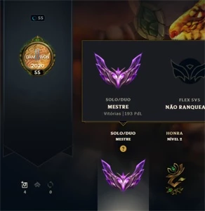Conta lol mestre - League of Legends