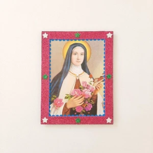 Poster Retrô Santa Terezinha - Artesanato e Personalizados