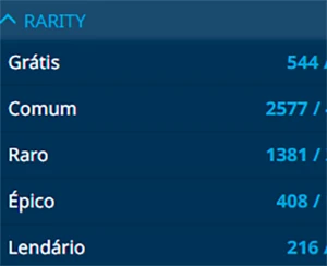 Conta de 2015 - 278 pacotes, 14k pó arcano, +200 lendárias - Blizzard