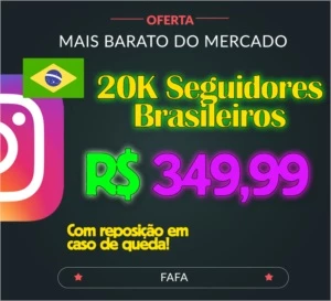 500 Seguidores Brasileiros Instagram por R$ 12,99! - Redes Sociais