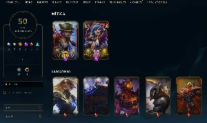 Conta League of Legends Full Acesso - 116 Champs e 50 Skins LOL