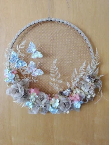 Mandala Jardim das Borboletas - Artesanato e Personalizados