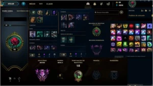 Conta league of legends mestre LOL