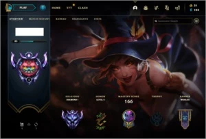 Conta DIAMANTE 1 (EX: Mestre) - League of Legends LOL