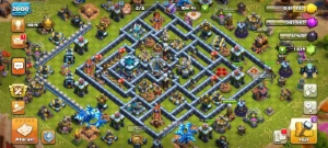CV 13 Bem upado - Com 6 construtores - 2000 Gemas  - Clash of Clans