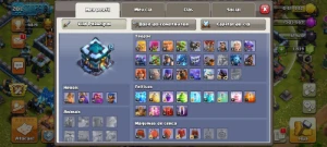 CV 13 Bem upado - Com 6 construtores - 2000 Gemas  - Clash of Clans