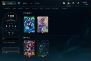 Conta ouro2 vayne ladra de almas 109 skins 125 champ - League of Legends LOL