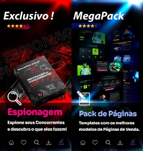 Pack Secreto - Landing Pages 2024 + Bonus - Softwares e Licenças