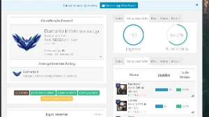 Conta Lol Diamante  2 90 pdl > Sem Ban Wave > 64% Wr - League of Legends