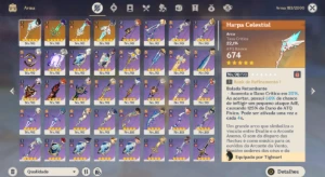 Conta Genshin - Todos os arcontes, 5* Geos e mais! - Genshin Impact