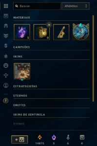 Conta de League of Legends, Platina 1 Soloq/ Diamante 1 Flex LOL